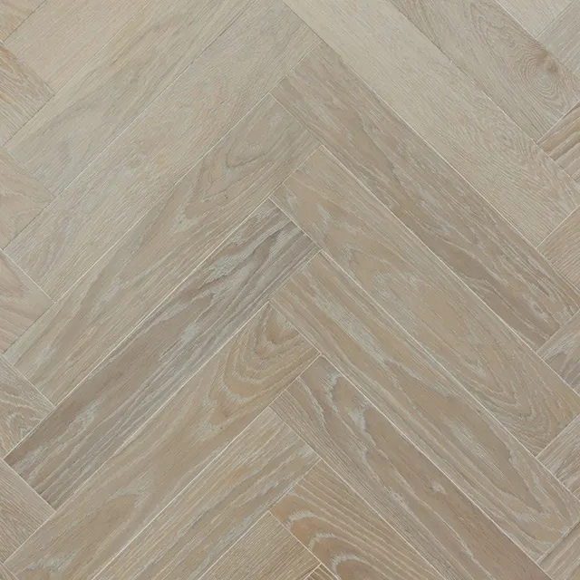 First Snow Herringbone Parquet