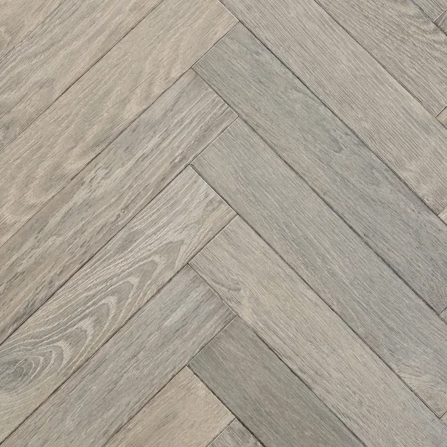 Silver Herringbone Parquet