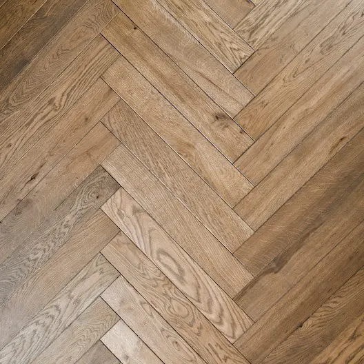 Slight Brown Herringbone Parquet
