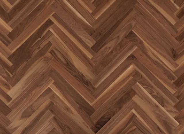 European Walnut Herringbone Parquet
