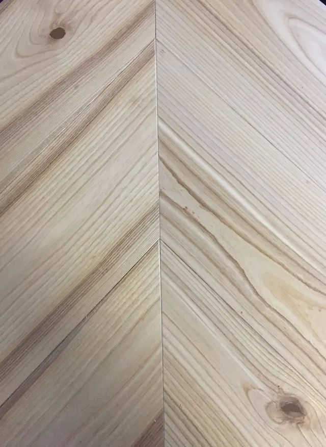 Ash Natural Chevron Parquet
