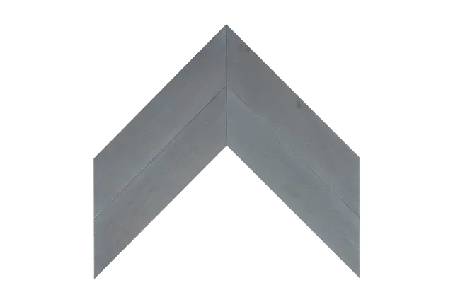 Ash Grey Gallium Chevron Parquet