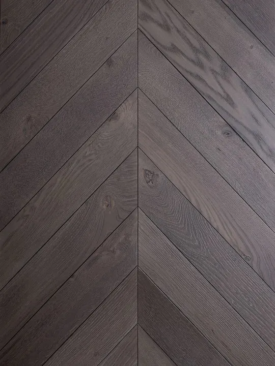 Dark Carbon 2 Chevron Parquet