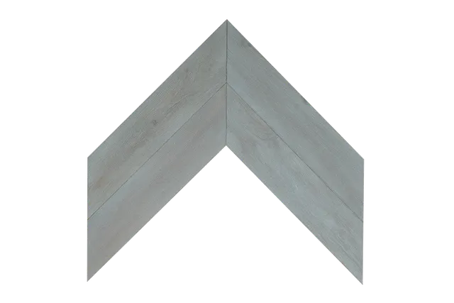 Grey Gallium Chevron Parquet