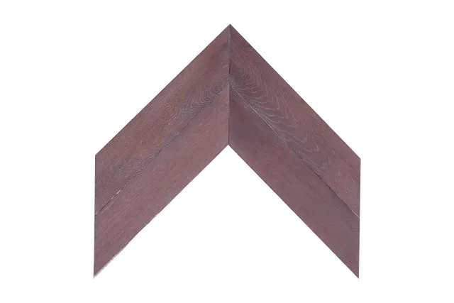 Red Ruthenium Chevron Parquet