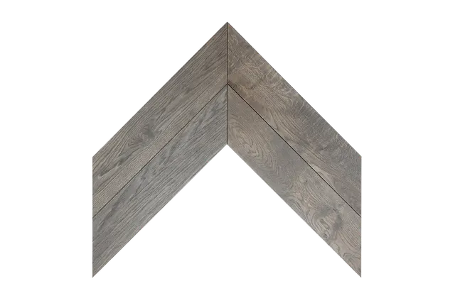 Taupe Carbon Chevron Parquet