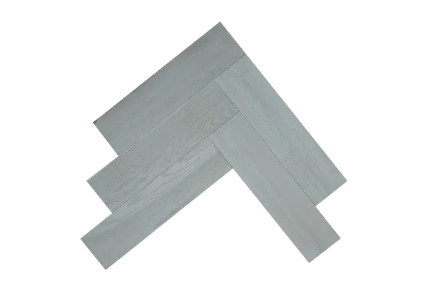 Grey Gallium Herringbone Parquet