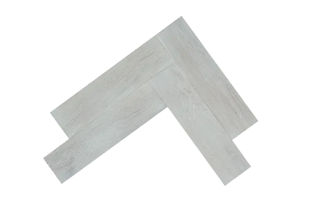 Light Grey Gallium Herringbone Parquet