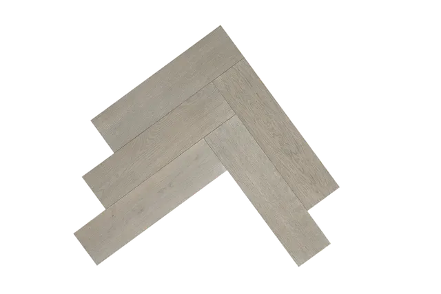 Light Grey Germanium 2 Herringbone Parquet