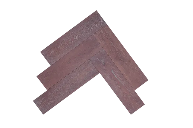 Red Ruthenium Herringbone Parquet