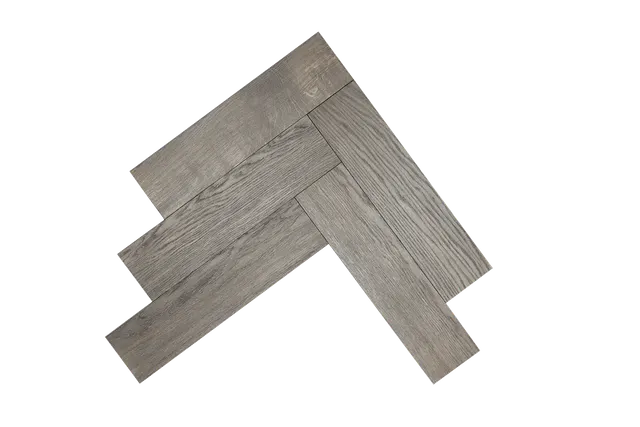 Taupe Carbon Herringbone Parquet