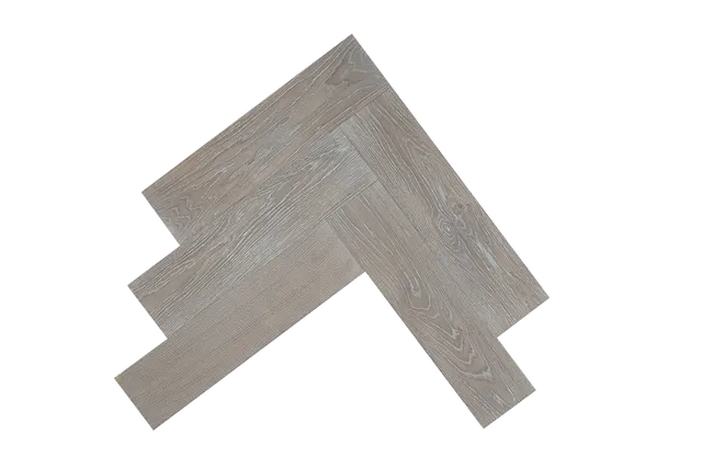 Taupe Gallium 2 Herringbone Parquet