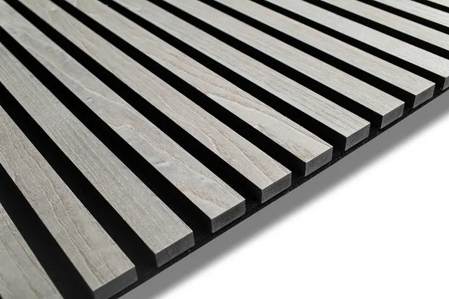Grey Ash Acoustic Wood Wall Panel
