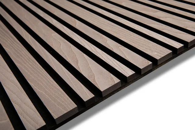 Grey Ash Barcode Wood Wall Panel