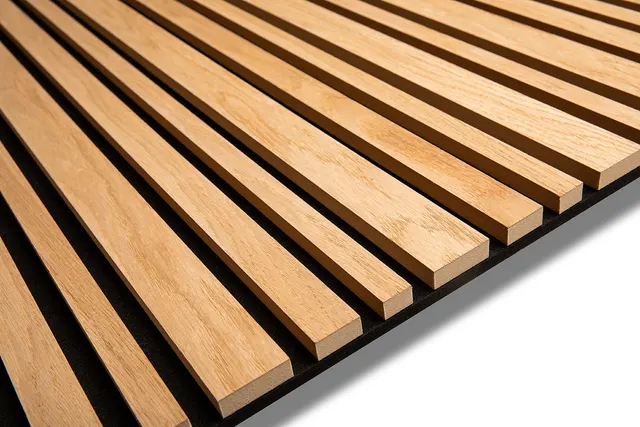 Oak Brown Barcode Wood Wall Panel