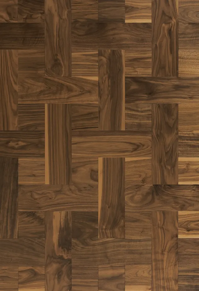 Basket Weave Parquet American Walnut