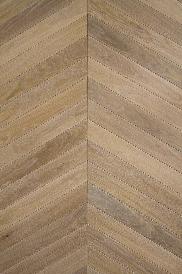 Cornsilk Chevron Parquet