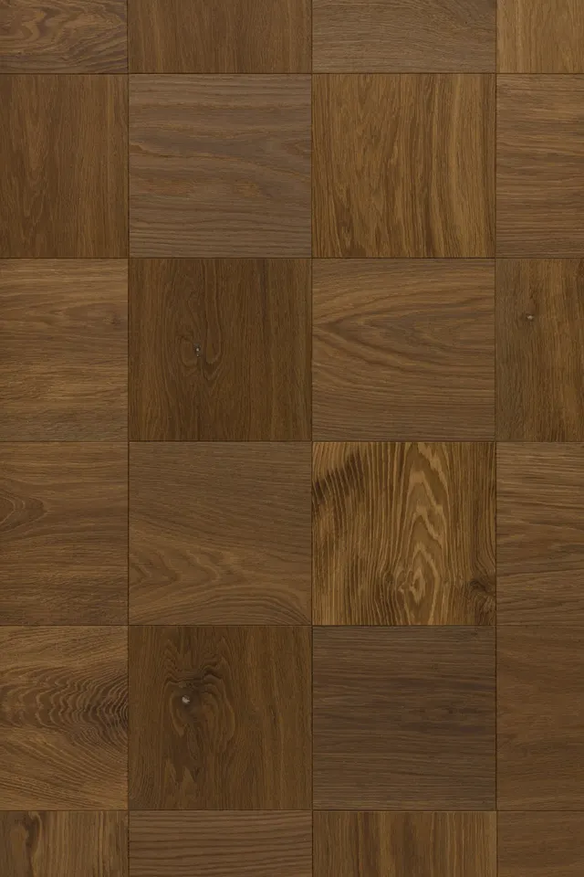 Square Wood Flooring - Smoked Oak
