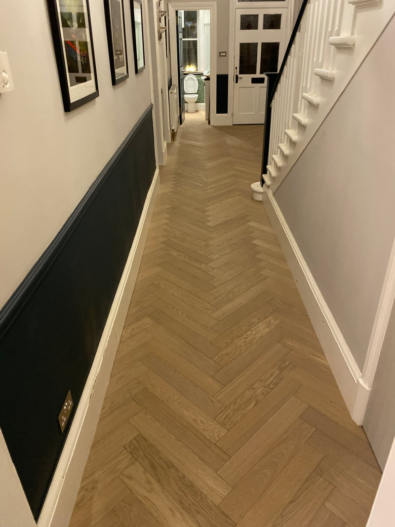 herringbone parquet floors installation