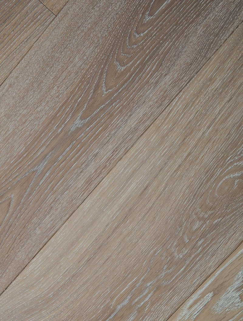 White oiled oak engineered wood flooring