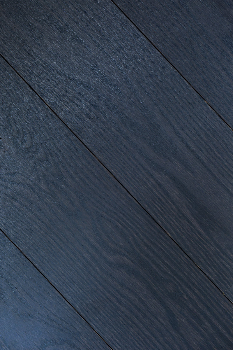 dark stained engineered oak wood flooring