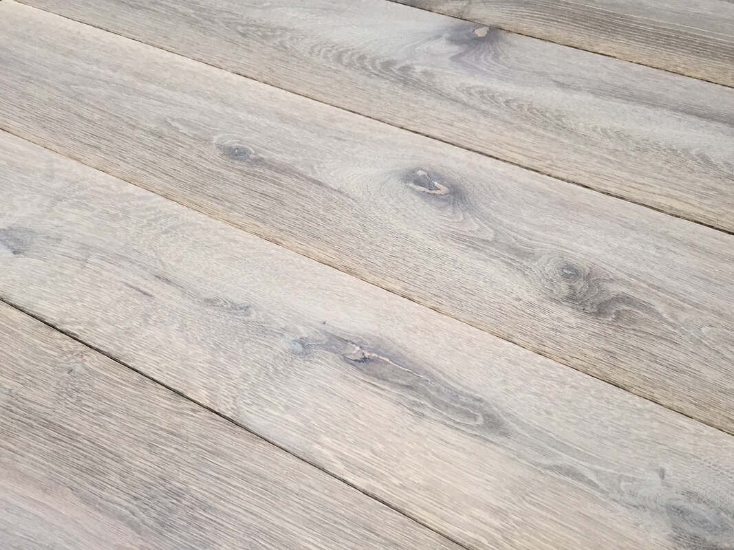 Bleached oak engineered oak wood floors
